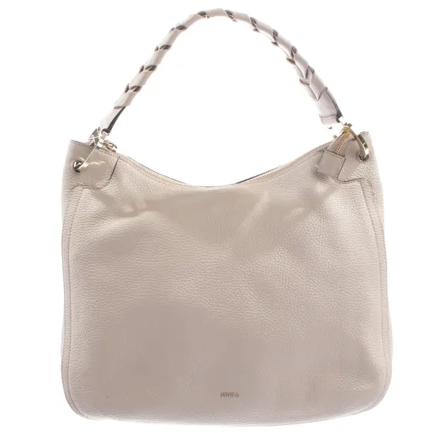 Schultertasche, in Hellrosa, Leder, Furla