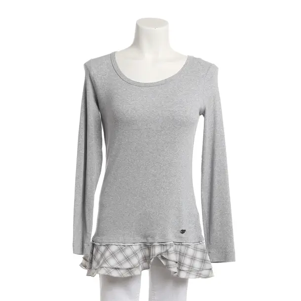 Bluse, in Hellgrau, Baumwolle, Marc Cain Sports