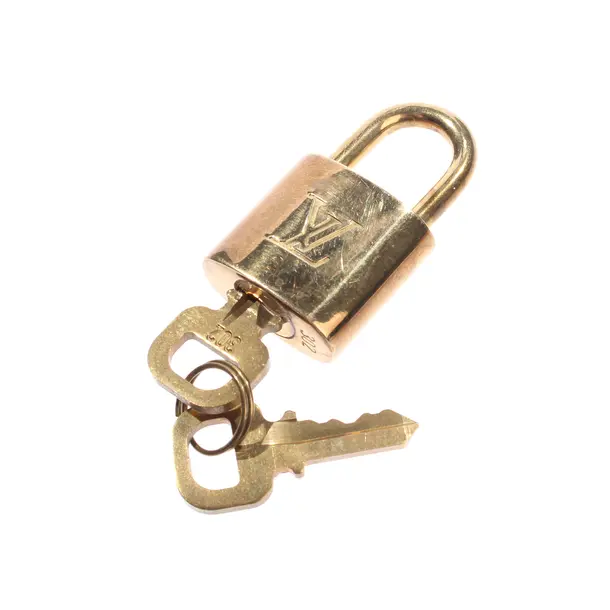 Lock & Key, in Gold, Metal (metallic, metallised), Louis Vuitton
