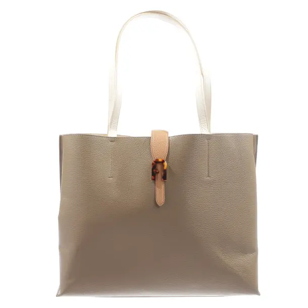 Schultertasche, in Hellbraun, Leder, Furla