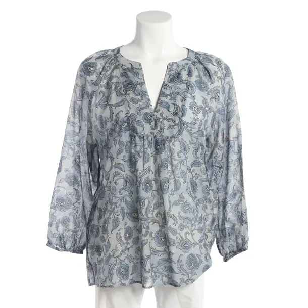 Blouse, in Multicolored, Cotton, Repeat