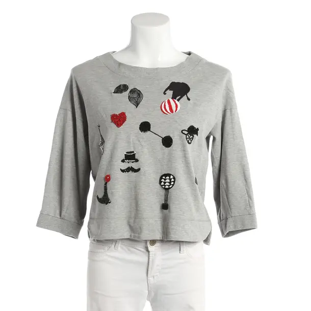 Bluse, in Grau, Baumwolle, Marc Cain