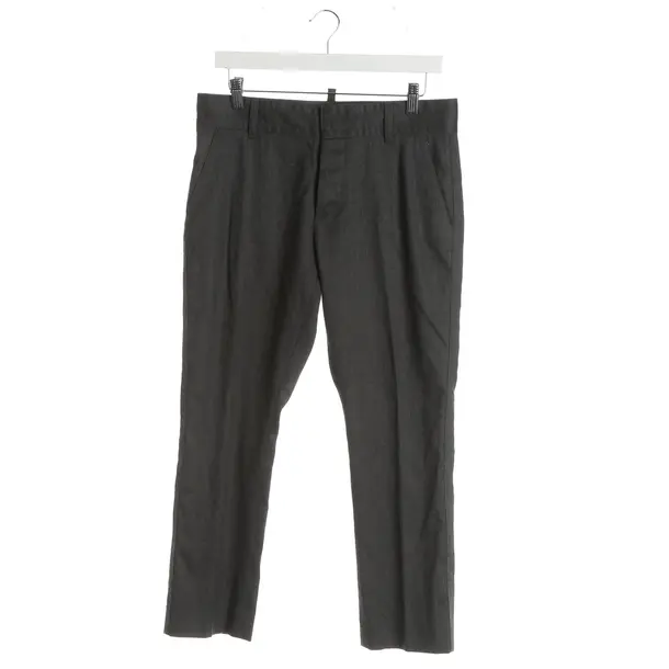 Hose, in Dunkelgrau, Leinen, Dsquared