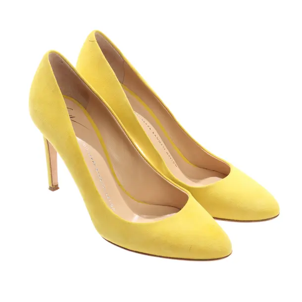 Pumps, in Senfgelb, Giuseppe Zanotti