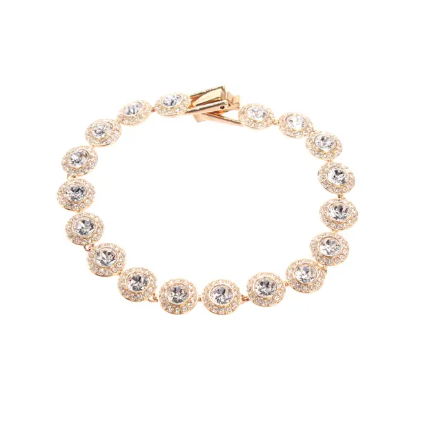 Bracelet, in Gold, Metal (metallic, metallized), Swarovski