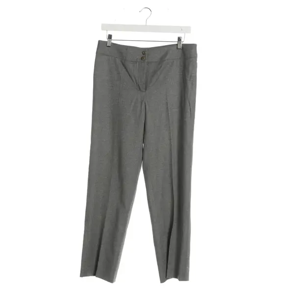 Pants, in Gray, Linen, Armani Collezioni