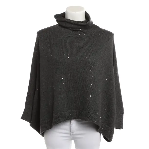 Jumper, in Gray, Cashmere, Brunello Cucinelli