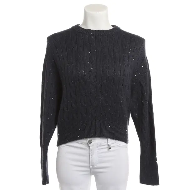 Jumper, in Blue, Cashmere, Brunello Cucinelli