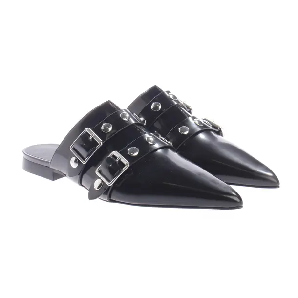 Mules, in Schwarz, Victoria Beckham