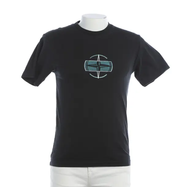 Maglietta, in Nero, Cotone, Isola di pietra