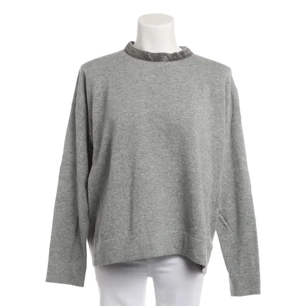 Jumper, in Gray, Wool, Fabiana Filippi