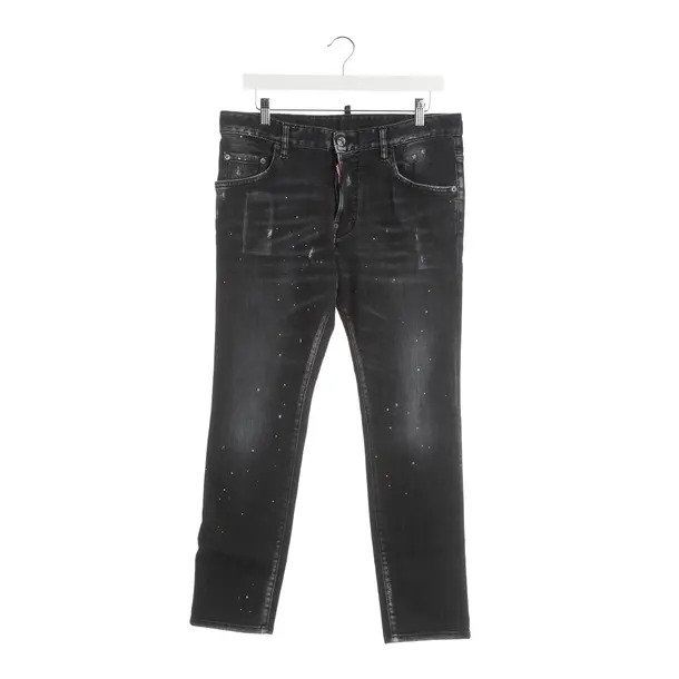 Jeans slim fit, in Nero, Cotone, Dsquared