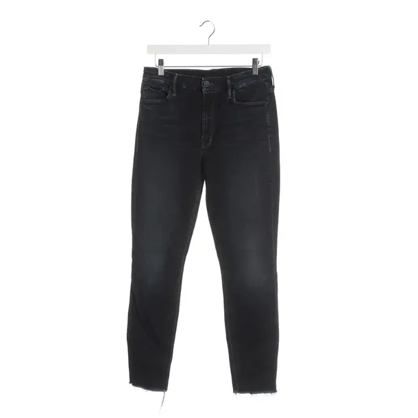 Slim Fit Jeans, in Navy, Cotton, Mother