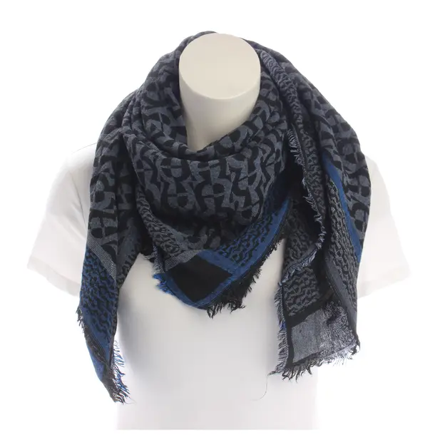 Shawl, in Blue, Cotton, Aigner