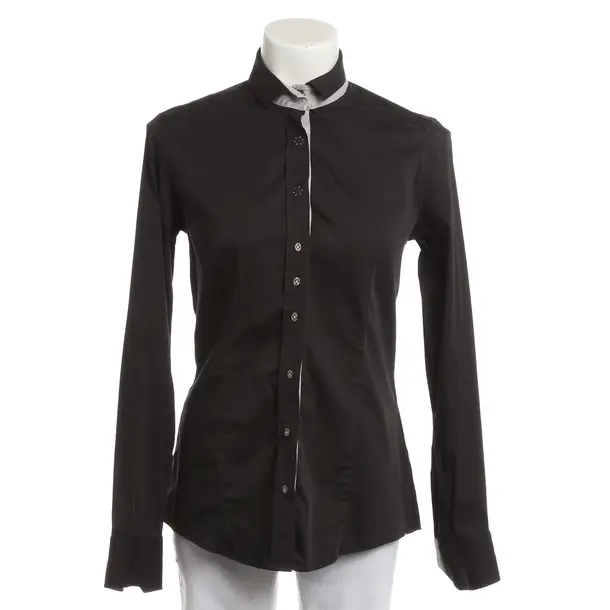 Bluse, in Schwarz, Baumwolle, Soluzione