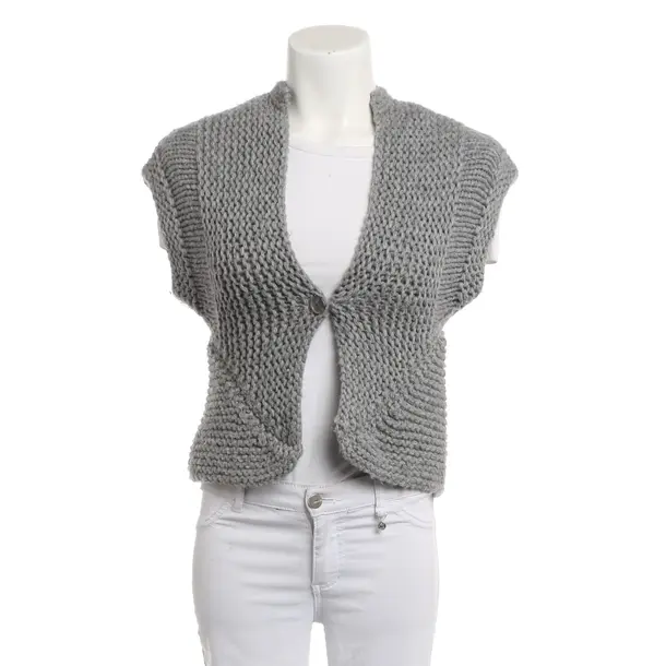 Vest, in Gray, Wool, Allude