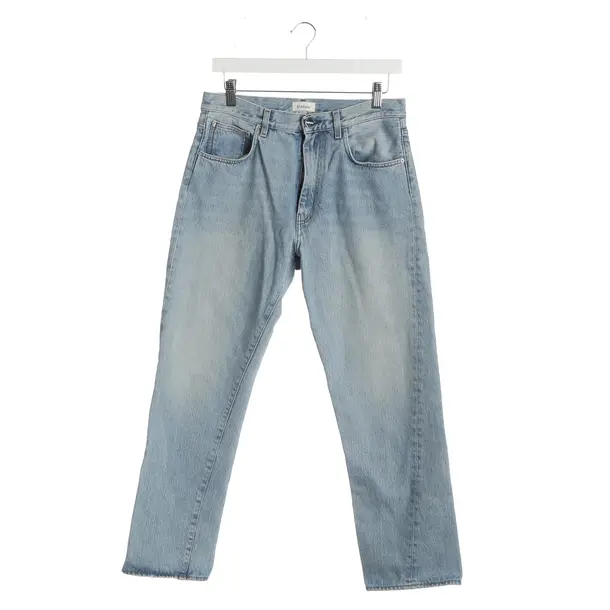 Slim Fit Jeans, in Light Blue, Cotton, Totême