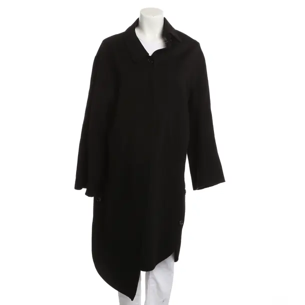 Mid-Season Coat, in Black, Wool, Dorothee Schumacher