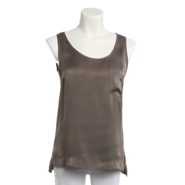 Top, in Braun, Seide, Drykorn