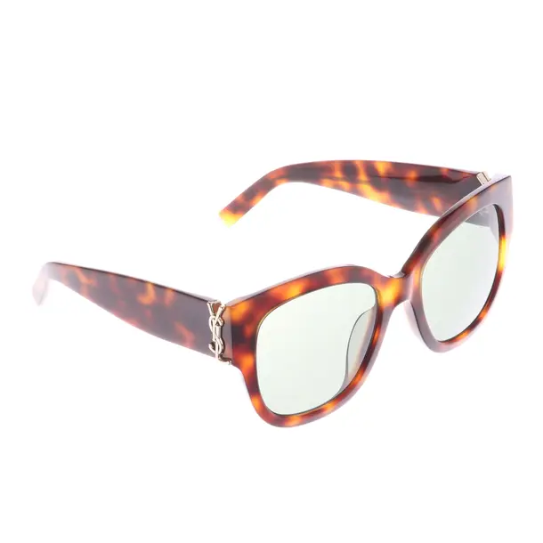Sonnenbrille, in Braun, Kunststoff, Saint Laurent