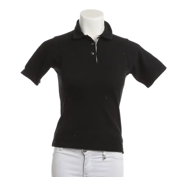 Polo Shirt, in Black, Cotton, Burberry London