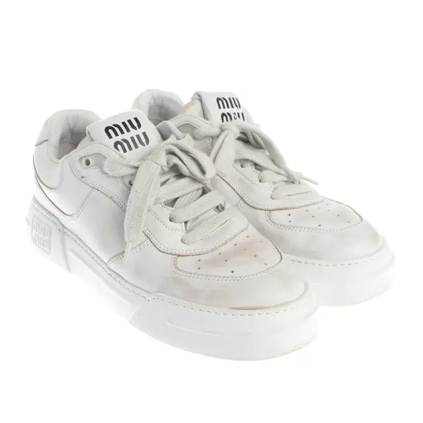 Sneaker, in Weiß, Miu Miu