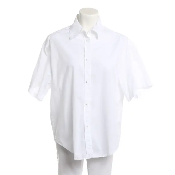 Bluse, in Weiß, Baumwolle, Acne Studios