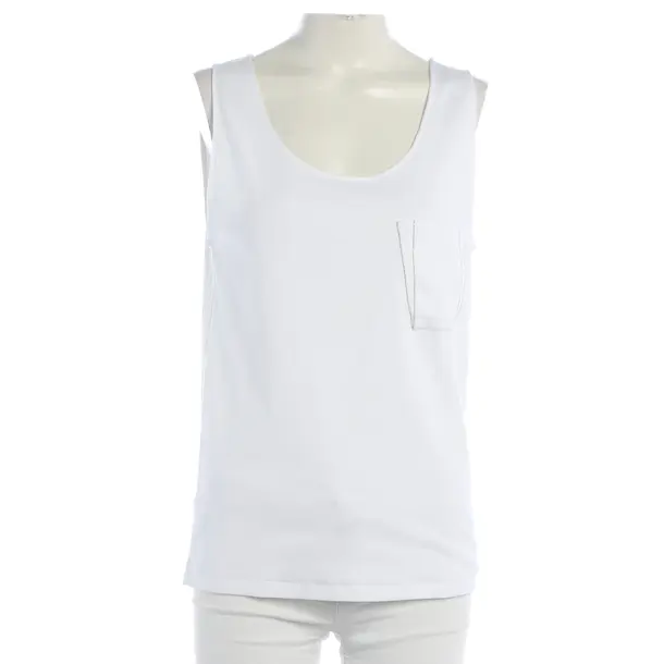 Top, in Weiß, Baumwolle, Fabiana Filippi