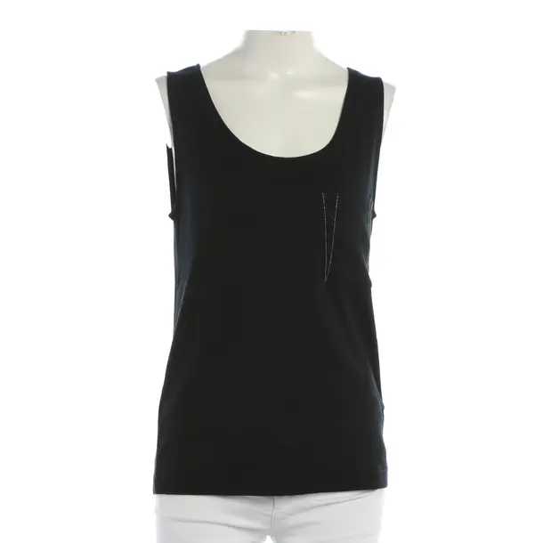 Top, in Black, Cotton, Fabiana Filippi