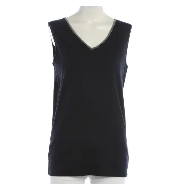 Top, in Navy, Baumwolle, Fabiana Filippi