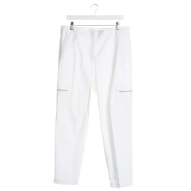 Pants, in Cream, Cotton, Fabiana Filippi