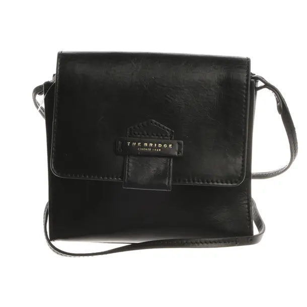 Schultertasche, in Schwarz, Leder, The Bridge