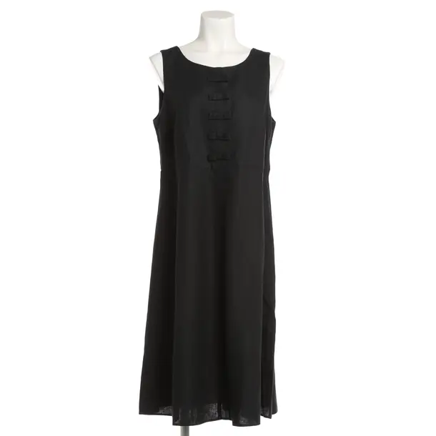 Kleid, in Schwarz, Leinen, Riani