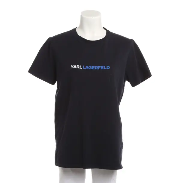 Shirt, in Navy, Baumwolle, Karl Lagerfeld