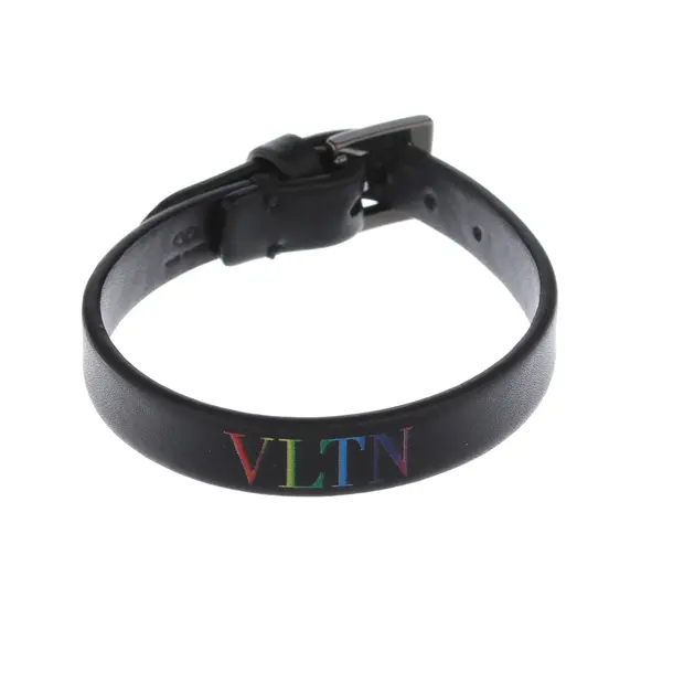 Armband, in Schwarz, Sonstige Fasern, Valentino