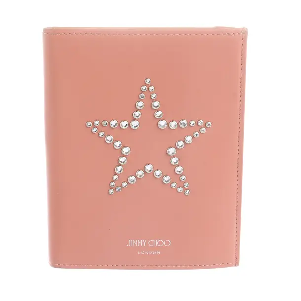 Case, in Peach, Leather, Jimmy Choo