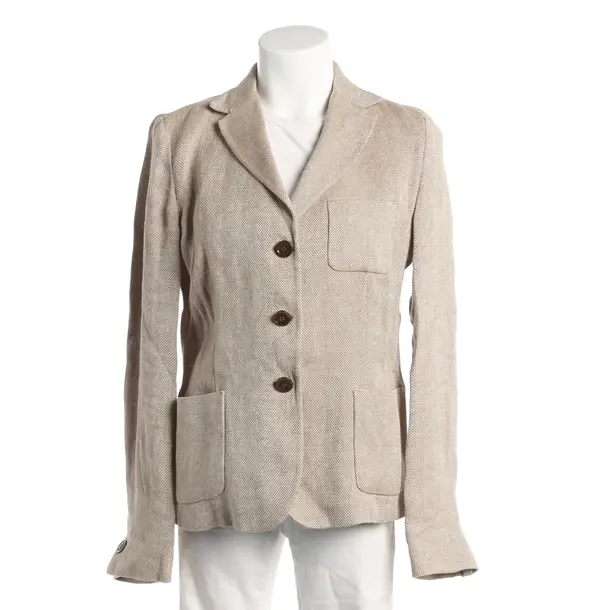 Blazer, in Brown, Linen, Max Mara