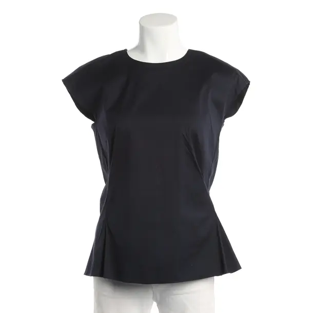 Blouse, in Navy, Cotton, Windsor
