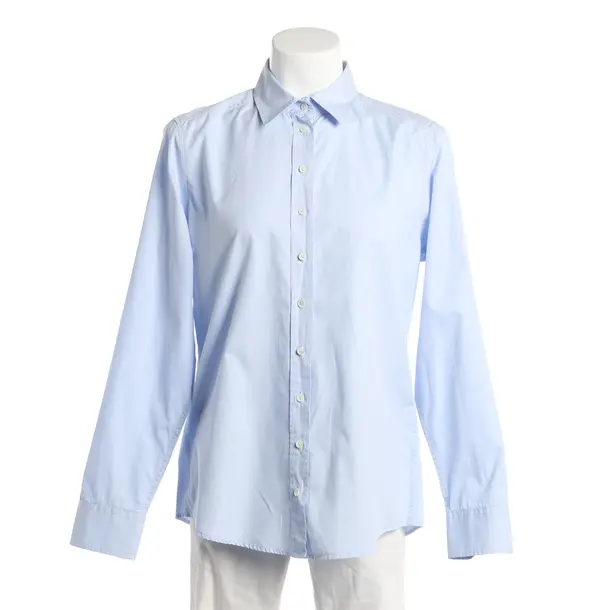Blouse, in Blue, Cotton, Van Laack