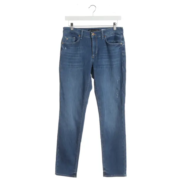 Slim Fit Jeans, in Blue, Cotton, Raffaello Rossi