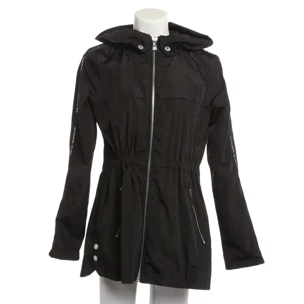 Mid-Season Coat, in Black, Polyester, Karl Lagerfeld