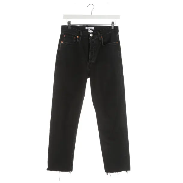 Slim Fit Jeans, in Black, Cotton, Re/Done