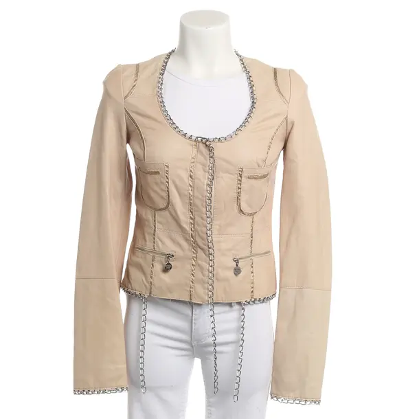 Lederjacke, in Nude, Leder, Patrizia Pepe