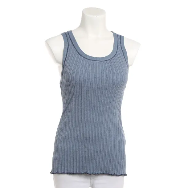 Top, in Blau, Baumwolle, Victoria Beckham