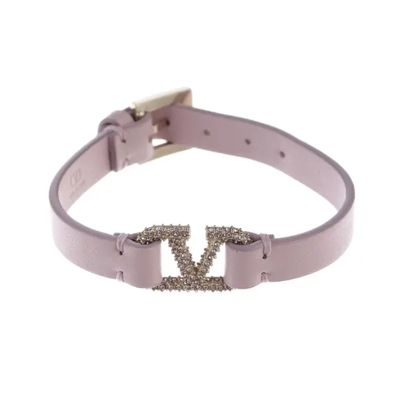 Bracciale, in Lavanda, Pelle, Valentino