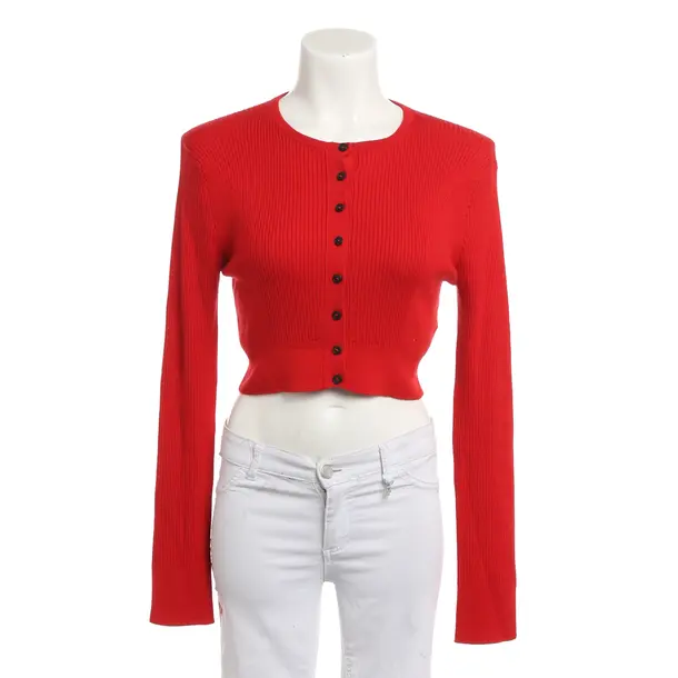 Cardigan, in Red, Wool, Alaia