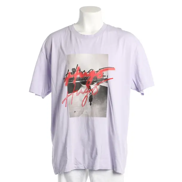 T-Shirt, in Lavender, Cotton, Hugo Boss Red Label