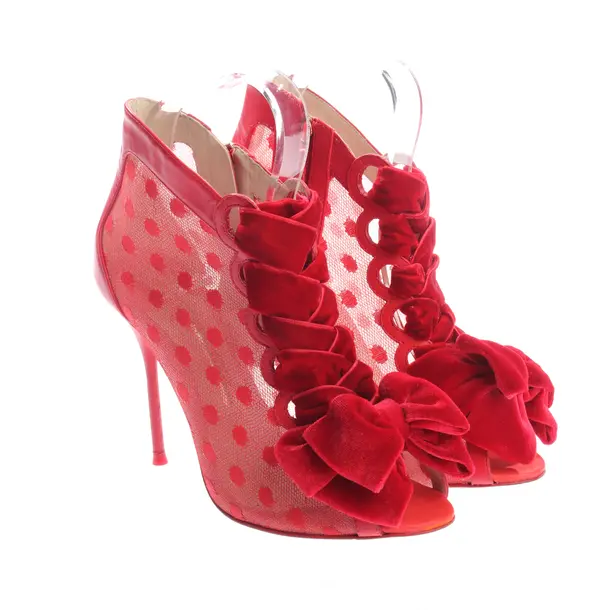 Ankle Boots, in Red, Sophia Webster