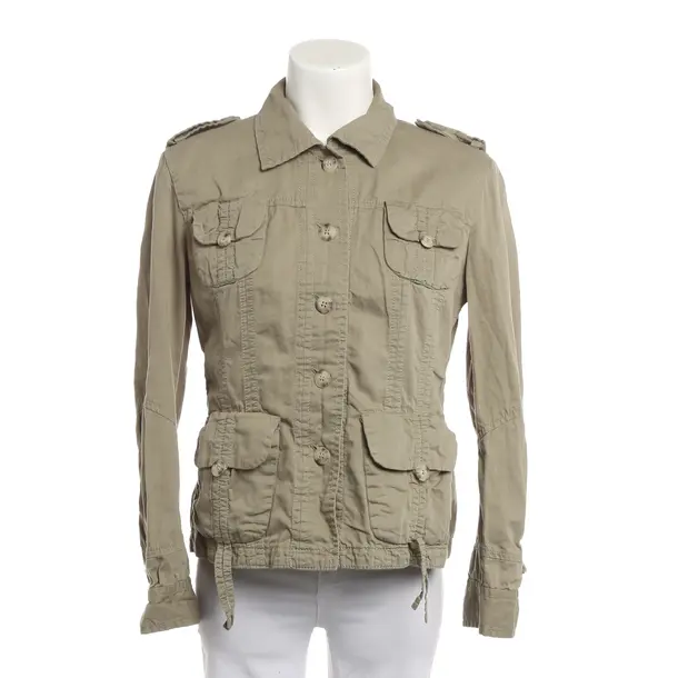Summer Jacket, in Green, Cotton, Marc Cain