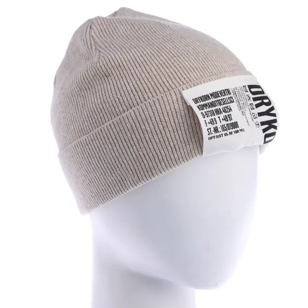 Beanie, in Beige, Cotton, Drykorn